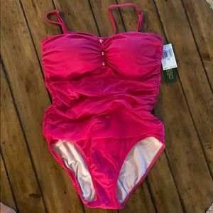 NWT Lauren Ralph Lauren One-piece swimsuit size 14